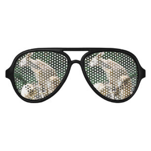 Lunettes De Fête Aviateur Cute Kangaroo