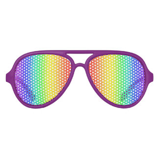 LUNETTES DE FÊTE AVIATEUR DANSE RAVE ANNIVERSAIRE PURPLE VERRE TONS