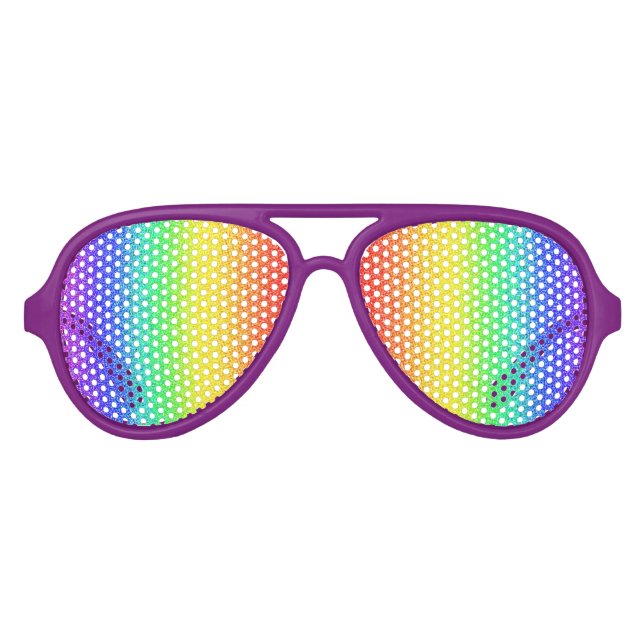 LUNETTES DE FÊTE AVIATEUR DANSE RAVE ANNIVERSAIRE PURPLE VERRE TONS (Devant)