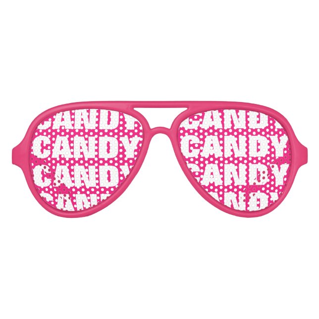 Lunettes De Fête Aviateur Danses de fête d'obsession de bonbons Drôle lunett (Devant)