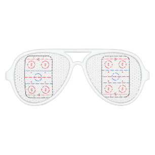 Lunettes De Fête Aviateur Diagramme de la patinoire - Graphique de jeu de ho