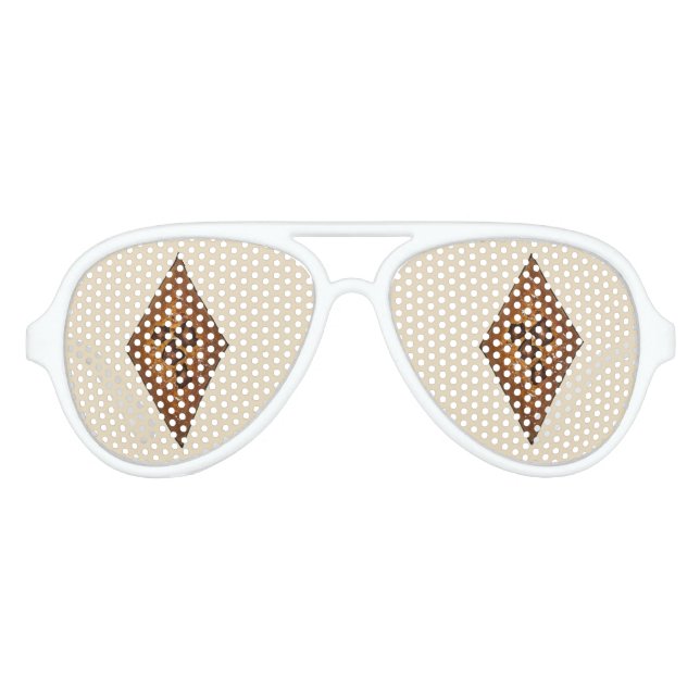 Lunettes De Fête Aviateur Diamond Sand Tarte Noël Sucre Cookie Holiday (Devant)
