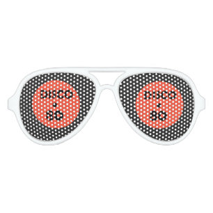 Lunettes De Fête Aviateur Disco Music Avion Sunglasses Party