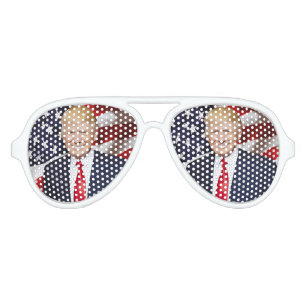 LUNETTES DE FÊTE AVIATEUR DONALD TRUMP NOVELTY SUNGLASSES