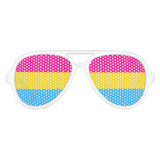 LUNETTES DE FÊTE AVIATEUR "DRAPEAU DE FIERTÉ PANSEXUEL"