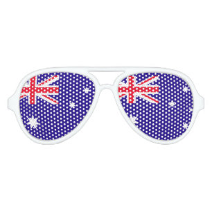 Lunettes De Fête Aviateur Drapeau de l'Australie