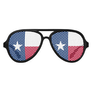 Lunettes De Fête Aviateur Drapeau de l'État du Texas