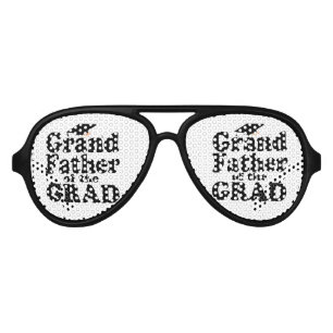 Lunettes De Fête Aviateur Famille de diplômés - Grand-père de la Grad