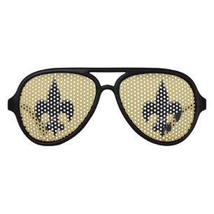 Lunettes De Fête Aviateur Fleur De Lis