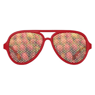 Lunettes De Fête Aviateur Fruits tropicaux Rambutan