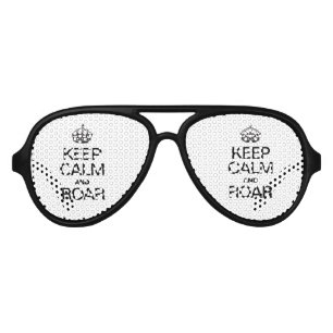 LUNETTES DE FÊTE AVIATEUR GARDER CALME ET ROBRE