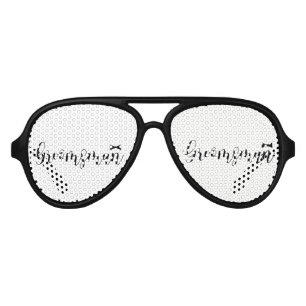 Lunettes De Fête Aviateur Groomsman-Mariage,-Bachelor-party-cravate