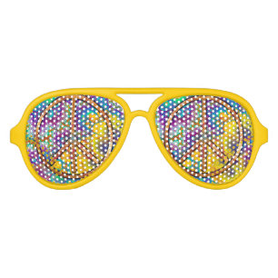 Lunettes De Fête Aviateur Groove des années 60