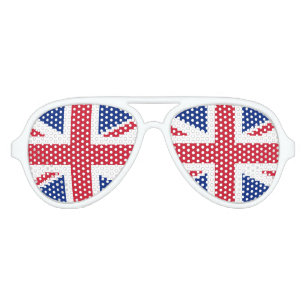 Lunettes De Fête Aviateur Jack Pixel Union 8 bits