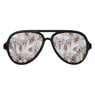 Lunettes De Fête Aviateur "Jack’s Wild : A Scatter of Poker Cards"