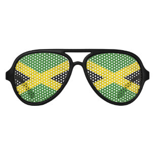 Lunettes De Fête Aviateur Jamaïque