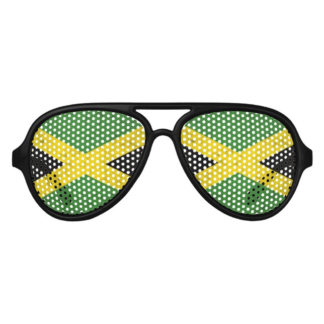 Lunettes De Fête Aviateur Jamaïque (Devant)