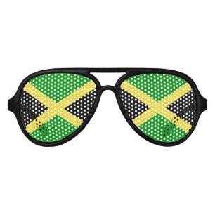 Lunettes De Fête Aviateur Jamaïque