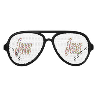 Lunettes De Fête Aviateur Jésus Christ Messie Religion Divine Saint Dieu