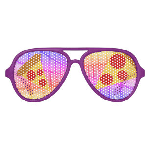 Lunettes De Fête Aviateur Jolie pizza