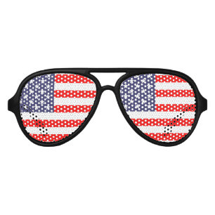 Lunettes De Fête Aviateur Jouets patriotiques aux USA Drapeaux américains