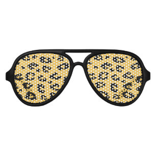Lunettes De Fête Aviateur La partie de motif de léopard ombrage la