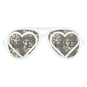 Lunettes De Fête Aviateur La partie personnalisée d'amour ombrage des