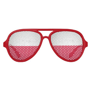 Lunettes De Fête Aviateur La Pologne