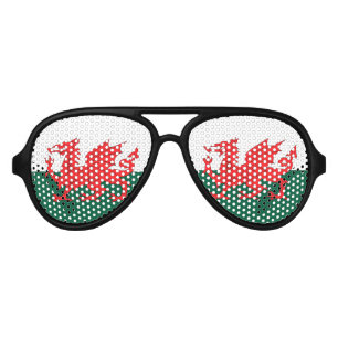 Lunettes De Fête Aviateur Le Pays de Galles