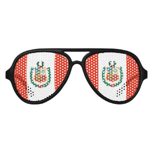 Lunettes De Fête Aviateur Le Pérou