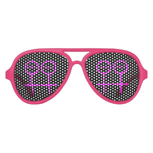 Lunettes De Fête Aviateur Lesbiennes LOvers personnalisables