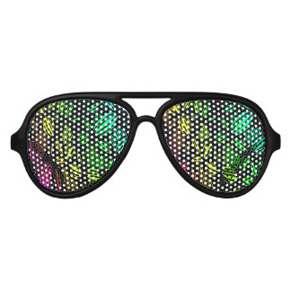 Lunettes De Fête Aviateur Lignes mystérieuses