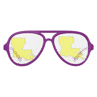 LUNETTES DE FÊTE AVIATEUR LOUISIANA