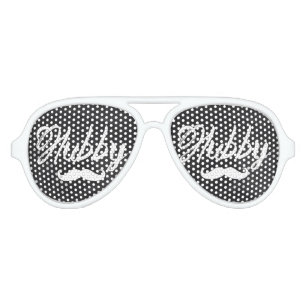 Lunettes De Fête Aviateur M. Mustache marié récemment Groom Honeymoon hubby