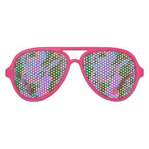 Lunettes De Fête Aviateur Marbre aigre