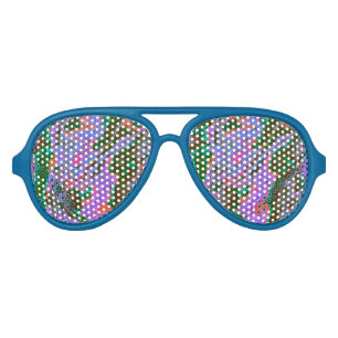 Lunettes De Fête Aviateur Marbre aigre