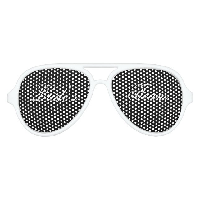 Lunettes De Fête Aviateur Mariage minimaliste simple et moderne de l'équipe  (Devant)