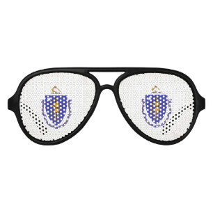 Lunettes De Fête Aviateur Massachusetts