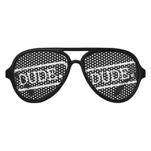 Lunettes De Fête Aviateur "Mec"