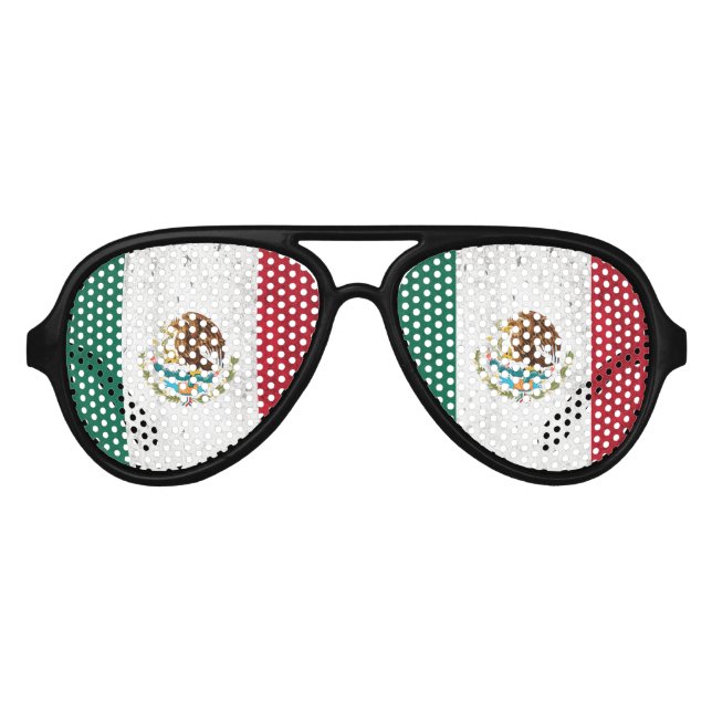 Lunettes De Fête Aviateur Mexique (Devant)