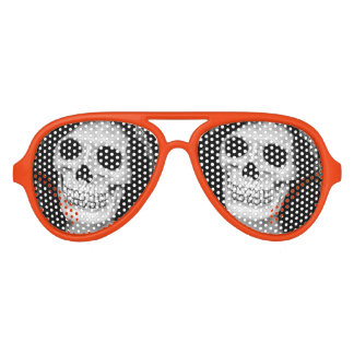 Lunettes De Fête Aviateur Monster Skull