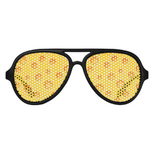 Lunettes De Fête Aviateur Motif de texture de Cheezy de fromage suisse