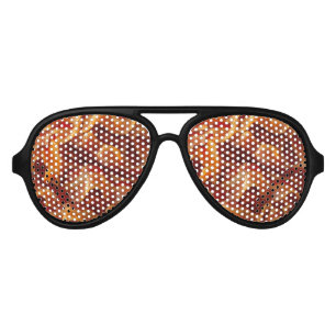 Lunettes De Fête Aviateur Nuances adultes de partie de lard de style