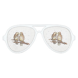 Lunettes De Fête Aviateur Observation des oiseaux Inséparables d'hiver neige