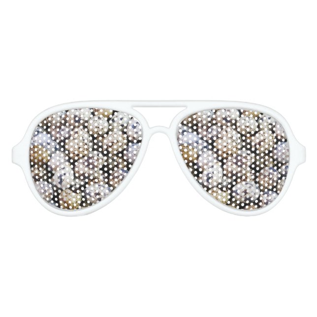 Lunettes De Fête Aviateur Oeufs de caille (Devant)