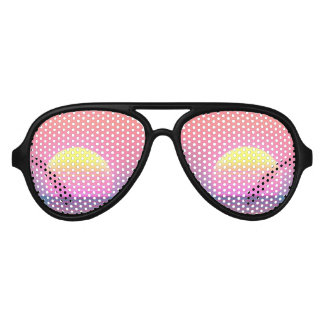 Lunettes De Fête Aviateur ombres à vague de vapeur