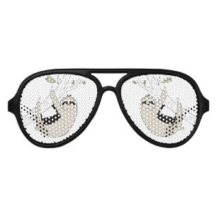 Lunettes De Fête Aviateur Parti de la Sloth