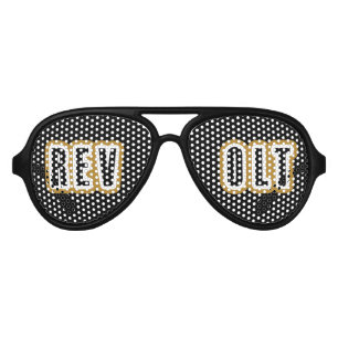 Lunettes De Fête Aviateur Parti des voleurs de la révolte Shades