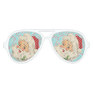 Lunettes De Fête Aviateur Père Noël avec des menthes poivrées