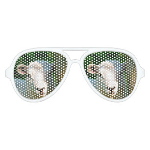 LUNETTES DE FÊTE AVIATEUR PETITS MOUTONS MIGNONS